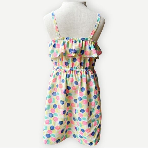 Cherokee Girls Kids Colorful Polka Dot Sleeveless Ruffle Tank Dress. 3. 3T. - Picture 3 of 7